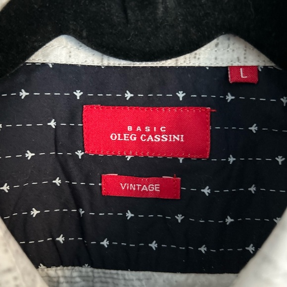Vintage Basic Oleg Cassini For Men’s  Size Large - Picture 7 of 10
